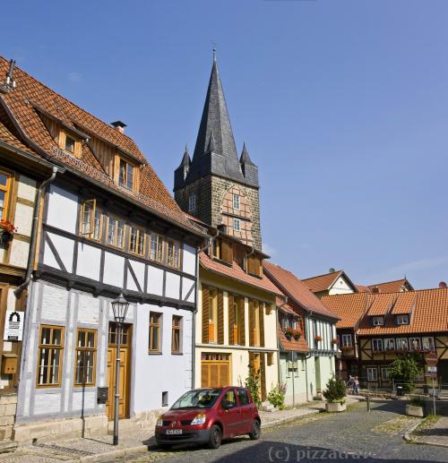 Half-timbered houses in Quedlinburg