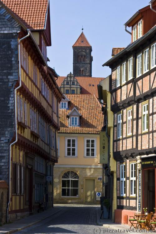 Half-timbered houses in Quedlinburg