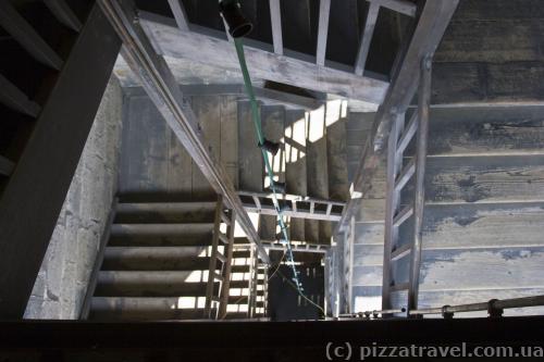 Stairs to the observation tower