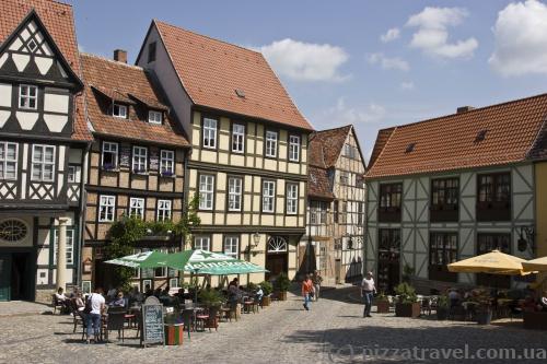 Half-timbered houses in Quedlinburg