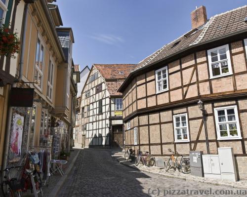 Half-timbered houses in Quedlinburg