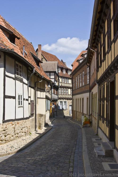 Half-timbered houses in Quedlinburg