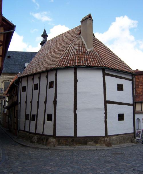 The oldest house in East Germany (first half of the 14th century)