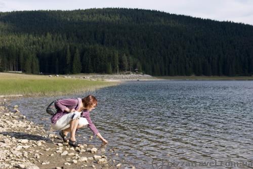 The water is always cold.