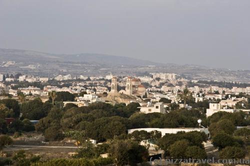 Paphos view from the archaeological park