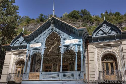 Unusual architecture in Borjomi