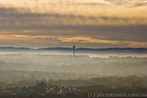 View from the Florianturm Tower
