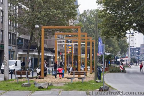 Дитячий майданчик у центрі Дортмунда