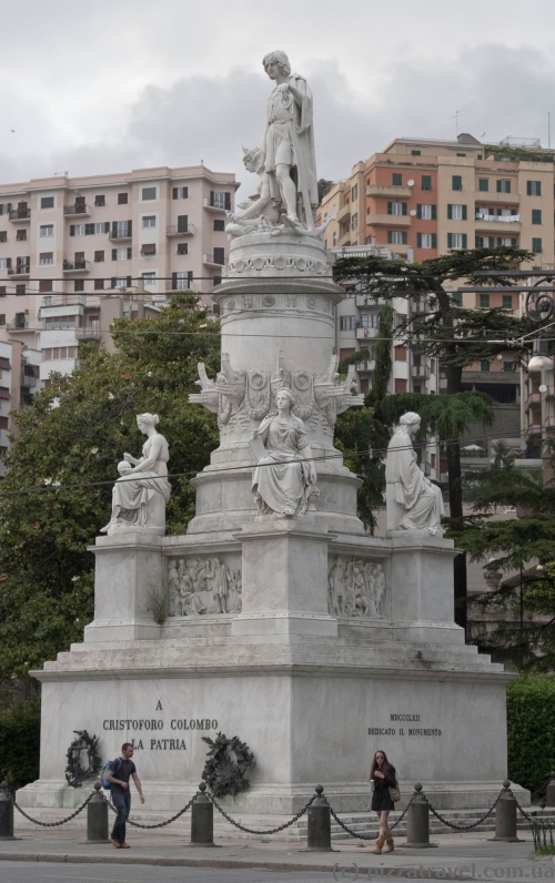 Monument to Christopher Columbus in Genoa