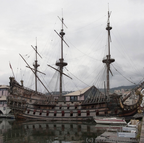 Pirate ship in Genoa