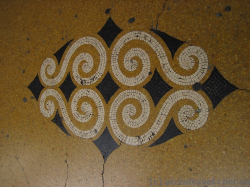 Mosaics on the streets of Genoa