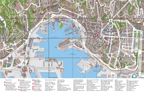 Map of Genoa