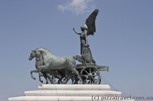 Sculpture on the Altare della Patria