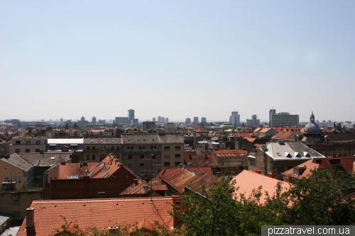 View from the top of the funicular