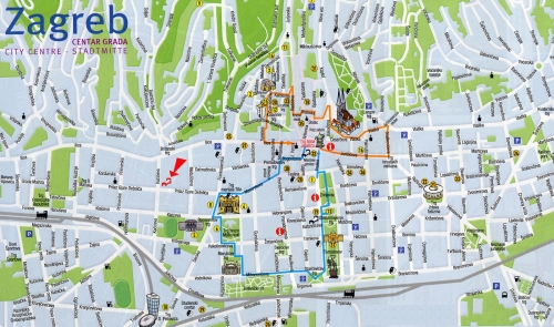 Zagreb Map