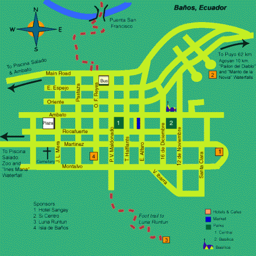 Baños Map
