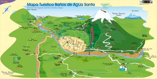 Baños Tourist Map