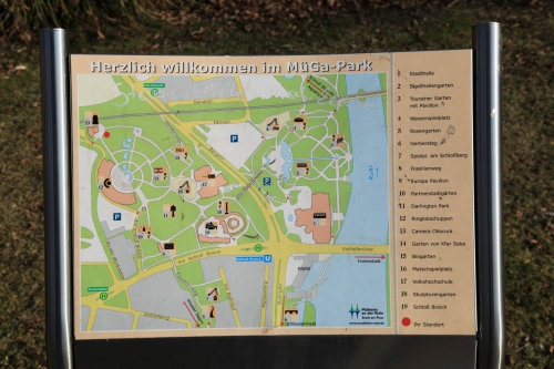 Muga Park map in Mulheim