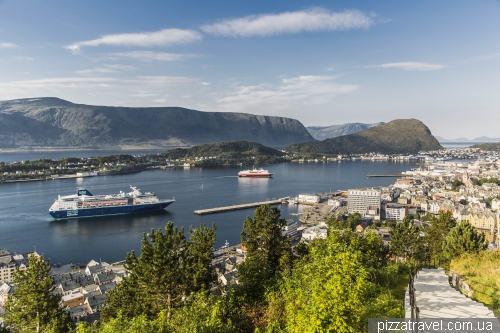 View of Alesund from Aksla