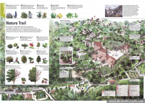 Map of Capuchin Monastery in Sintra