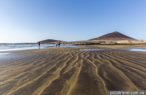El Medano beach on the Tenerife island