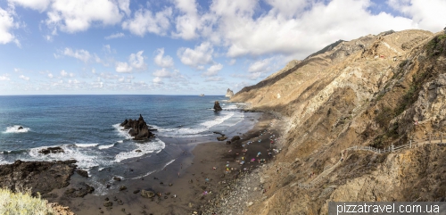 Benijo beach on the Tenerife island