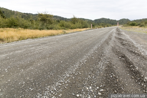 Dirt roads in the Torres del Paine National Park