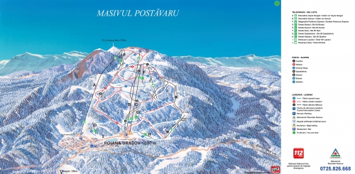 Poiana Brasov map