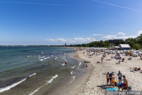 Beach in Timmendorf (Timmendorfer Strand)