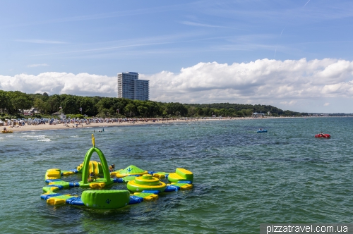 Beach in Timmendorf (Timmendorfer Strand)