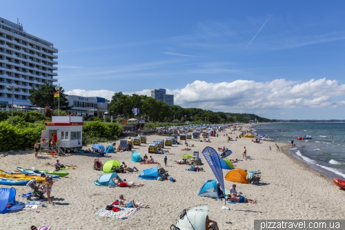 Пляж в Тіммендорфі (Timmendorfer Strand)