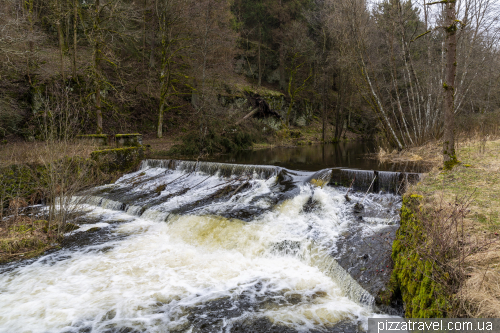 Waterfall on the Kalte Bode river