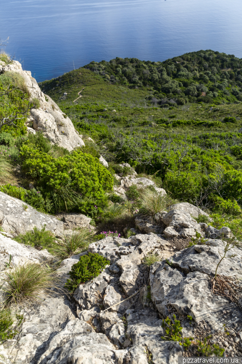 Мальовничі краєвиди з вершини гори Монте-Руджу (Monte Ruju)