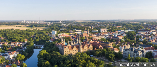 Castle and park in Merseburg