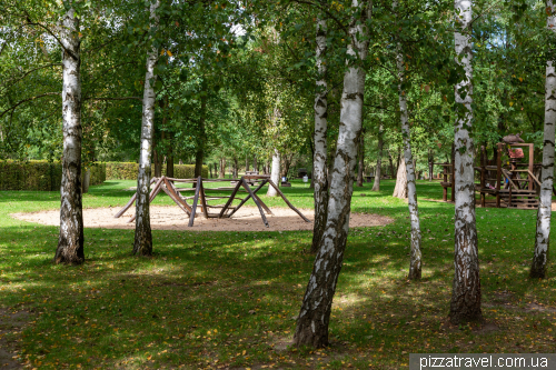 Playground in the Lake District of the Harz Mountains (Adventureland Harz Seeland)