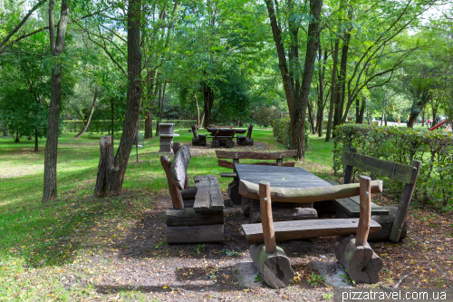Playground in the Lake District of the Harz Mountains (Adventureland Harz Seeland)
