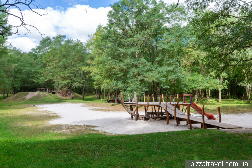 Playground in the Lake District of the Harz Mountains (Adventureland Harz Seeland)