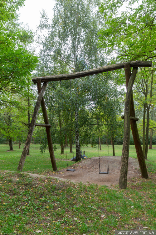 Playground in the Lake District of the Harz Mountains (Adventureland Harz Seeland)