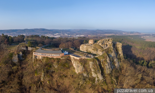 Ruins of Regenstein Castle in the Harz Mountains (Burg Regenstein)