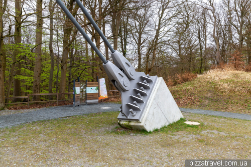 Viewing platform above the chalk rock Königsstuhl