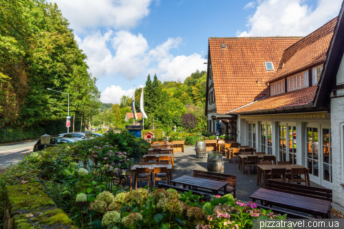 Hotel Landhaus Hirschsprung near the start of the route