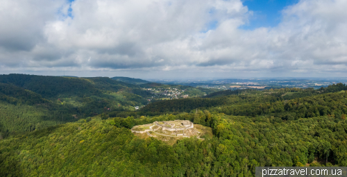 Ruins of Falkenburg near Detmold