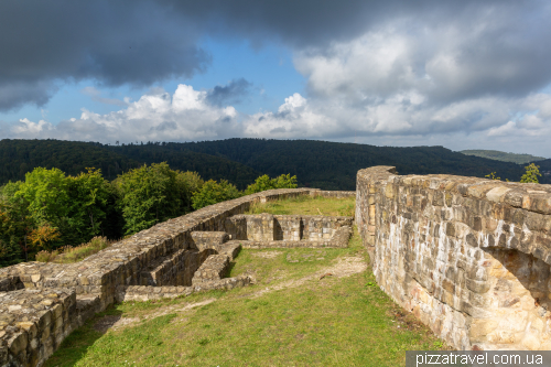 Ruins of Falkenburg near Detmold