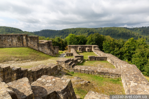 Ruins of Falkenburg near Detmold
