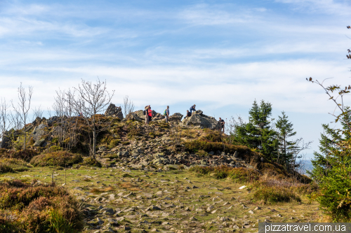 Wolfswarte rock in the Harz Mountains