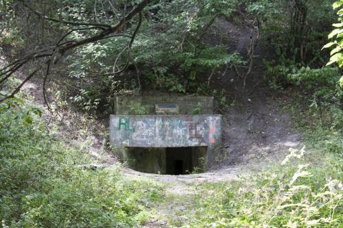 One of the entrances to the bunker #211