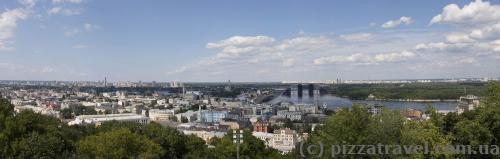 View from observation deck near the Andriyivska (St. Andrew's) Church