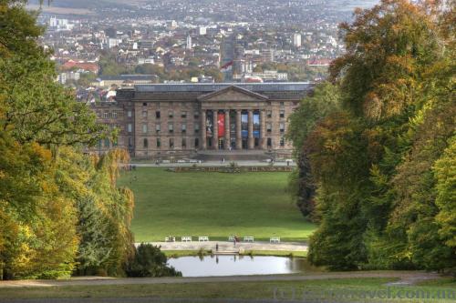 View of the Wilhelmshoehe Palace and Kassel