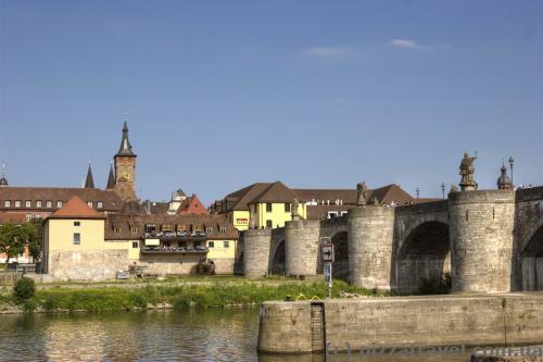 Old bridge in Wuerzburg