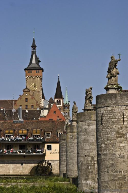Old bridge in Wuerzburg